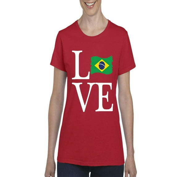 NIB - Women's T-Shirt Short Sleeve - Brazil