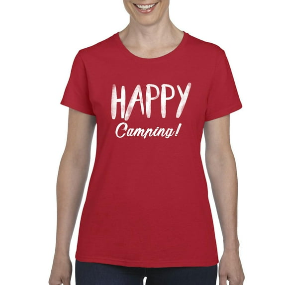 NIB - Women's T-Shirt Short Sleeve - Camping