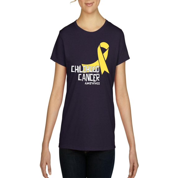 NIB - Women's T-Shirt Short Sleeve - Childhood Cancer
