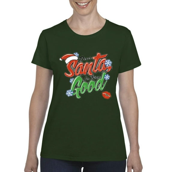 NIB - Women's T-Shirt Short Sleeve - Christmas Dear Santa