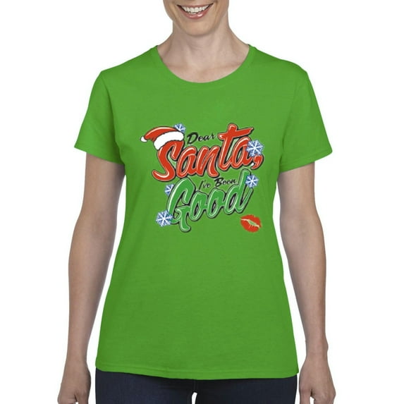 NIB - Women's T-Shirt Short Sleeve - Christmas Dear Santa