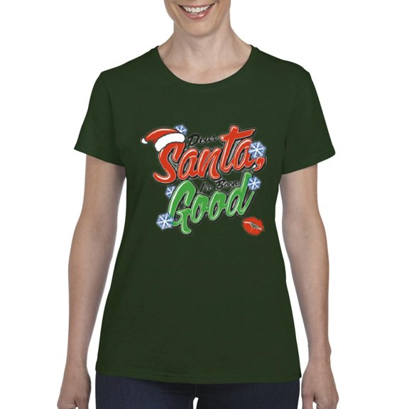 NIB - Women's T-Shirt Short Sleeve - Christmas Dear Santa