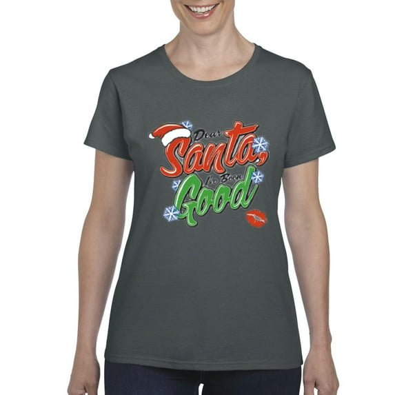 NIB - Women's T-Shirt Short Sleeve - Christmas Dear Santa