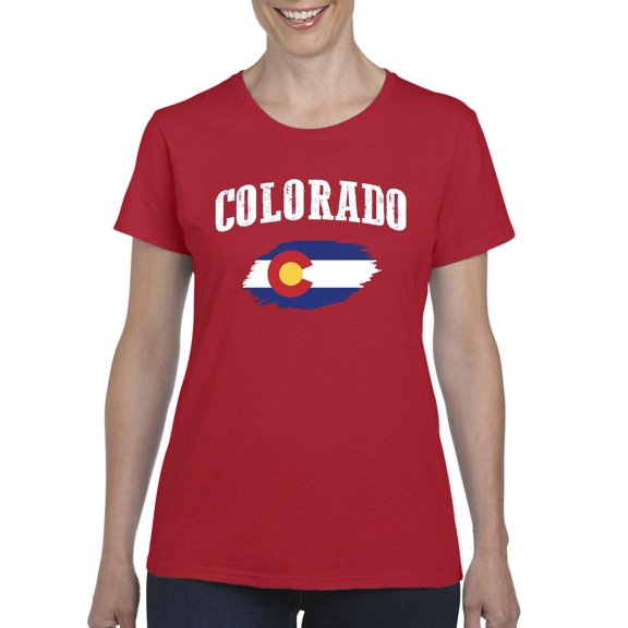 NIB - Women's T-Shirt Short Sleeve - Colorado Flag