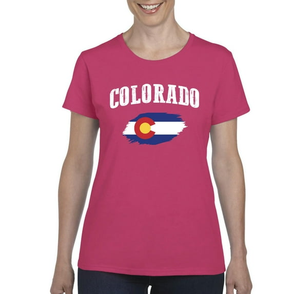 NIB - Women's T-Shirt Short Sleeve - Colorado Flag