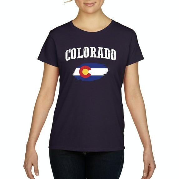 NIB - Women's T-Shirt Short Sleeve - Colorado Flag