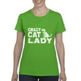 thumbnail image 1 of NIB - Women's T-Shirt Short Sleeve - Crazy Cat Lady, 1 of 5