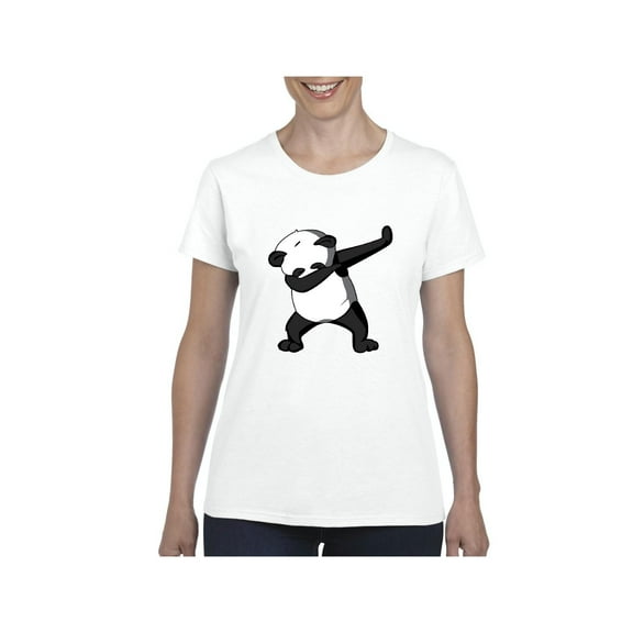 NIB - Women's T-Shirt Short Sleeve - Dancing Panda