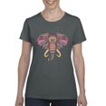 thumbnail image 1 of NIB - Women's T-Shirt Short Sleeve - Elephant Mosaic, 1 of 5