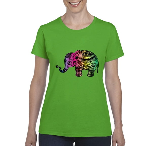 NIB - Women's T-Shirt Short Sleeve - Elephant