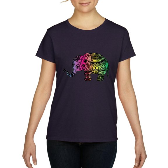 NIB - Women's T-Shirt Short Sleeve - Elephant