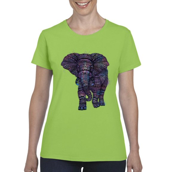 NIB - Women's T-Shirt Short Sleeve - Elephant