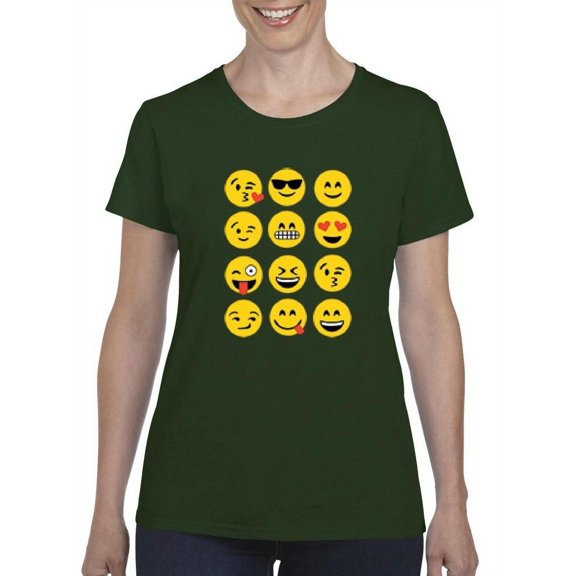 NIB - Women's T-Shirt Short Sleeve - Emoji Group