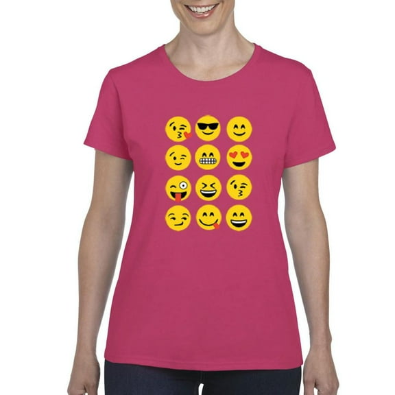 NIB - Women's T-Shirt Short Sleeve - Emoji Group