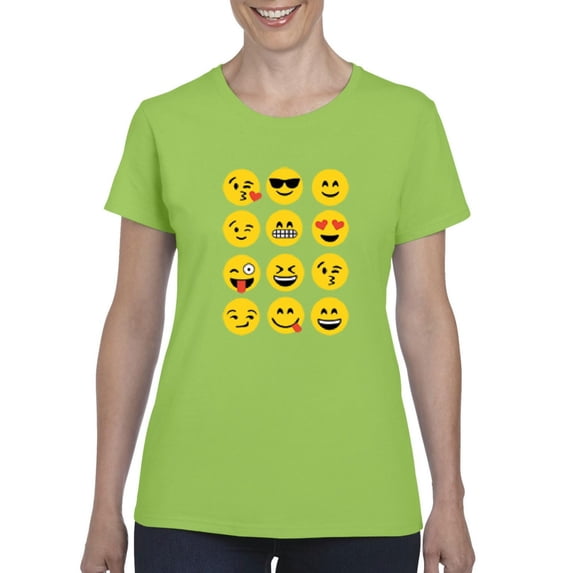 NIB - Women's T-Shirt Short Sleeve - Emoji Group