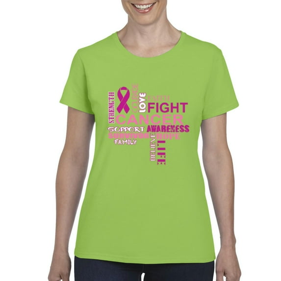 NIB - Women's T-Shirt Short Sleeve - Fight Breast Cancer
