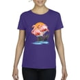 thumbnail image 1 of NIB - Women's T-Shirt Short Sleeve - Flamingo, 1 of 5