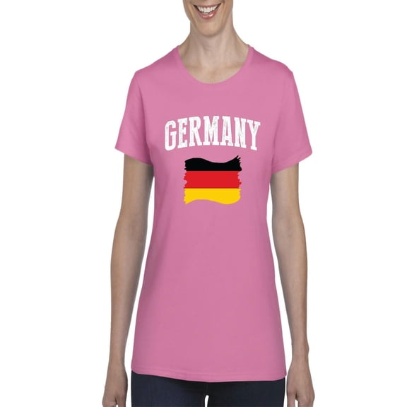 NIB - Women's T-Shirt Short Sleeve - Germany Flag
