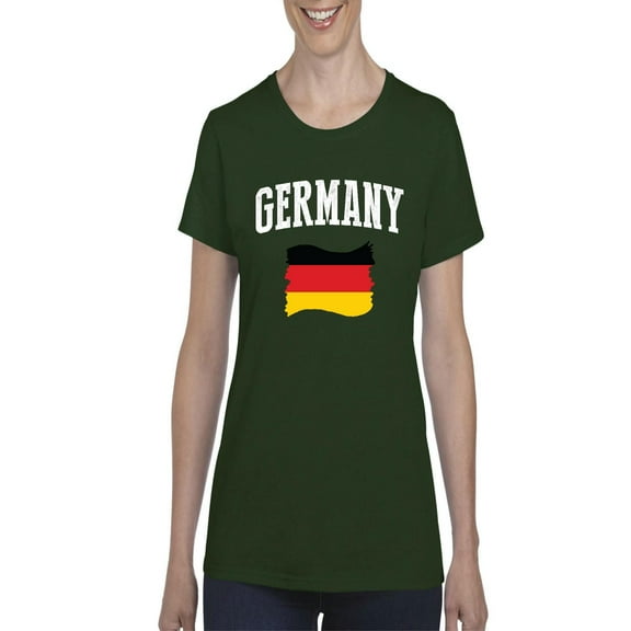 NIB - Women's T-Shirt Short Sleeve - Germany Flag
