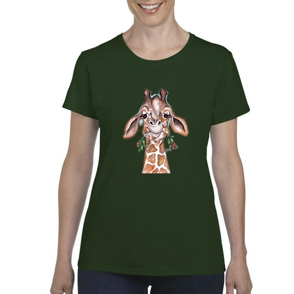 NIB - Women's T-Shirt Short Sleeve - Giraffe