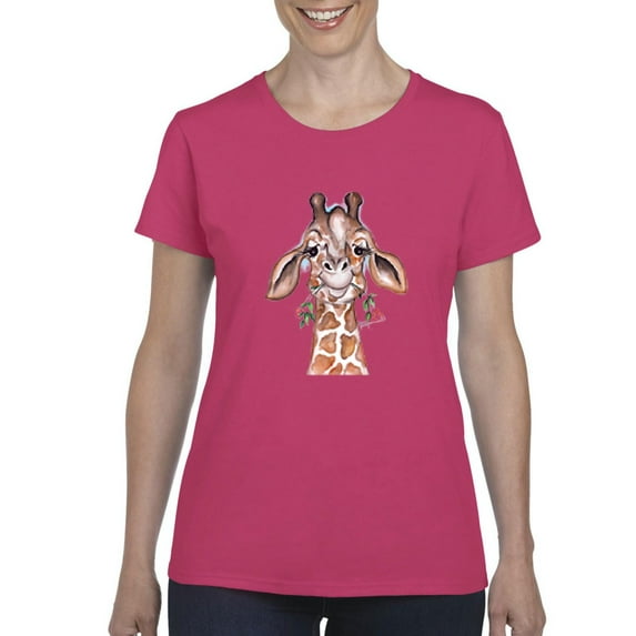 NIB - Women's T-Shirt Short Sleeve - Giraffe