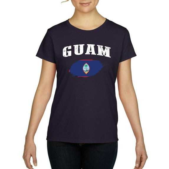 NIB - Women's T-Shirt Short Sleeve - Guam Flag