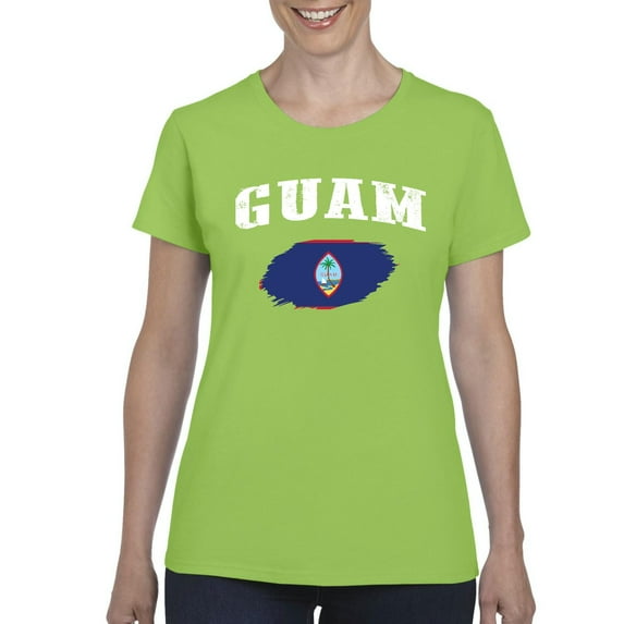 NIB - Women's T-Shirt Short Sleeve - Guam Flag