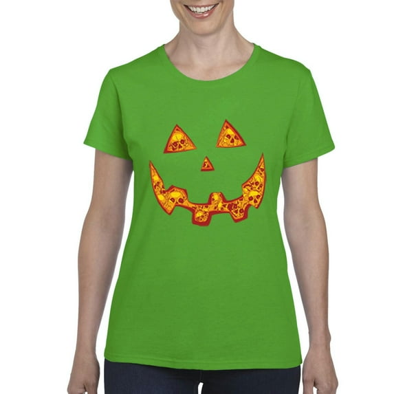 NIB - Women's T-Shirt Short Sleeve - Halloween Costume Pumpkin Face
