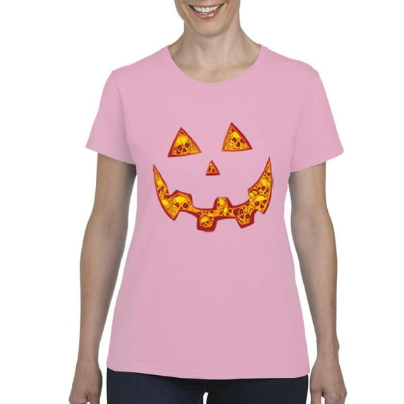 NIB - Women's T-Shirt Short Sleeve - Halloween Costume Pumpkin Face