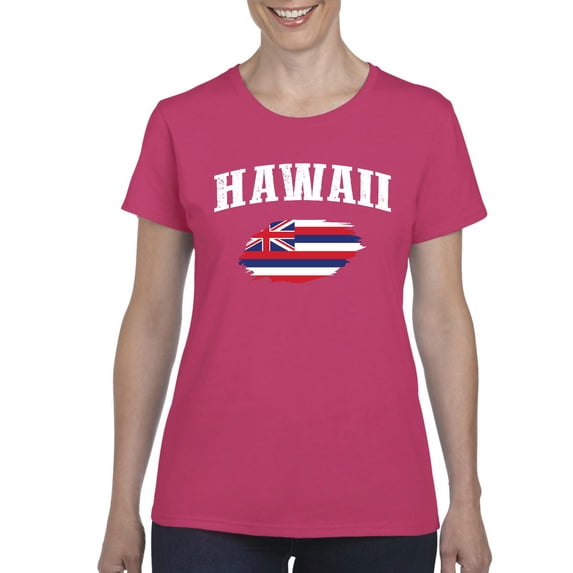 NIB - Women's T-Shirt Short Sleeve - Hawaii Flag
