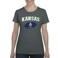 thumbnail image 1 of NIB - Women's T-Shirt Short Sleeve - Kansas Flag, 1 of 5