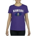 thumbnail image 1 of NIB - Women's T-Shirt Short Sleeve - Kansas Flag, 1 of 5
