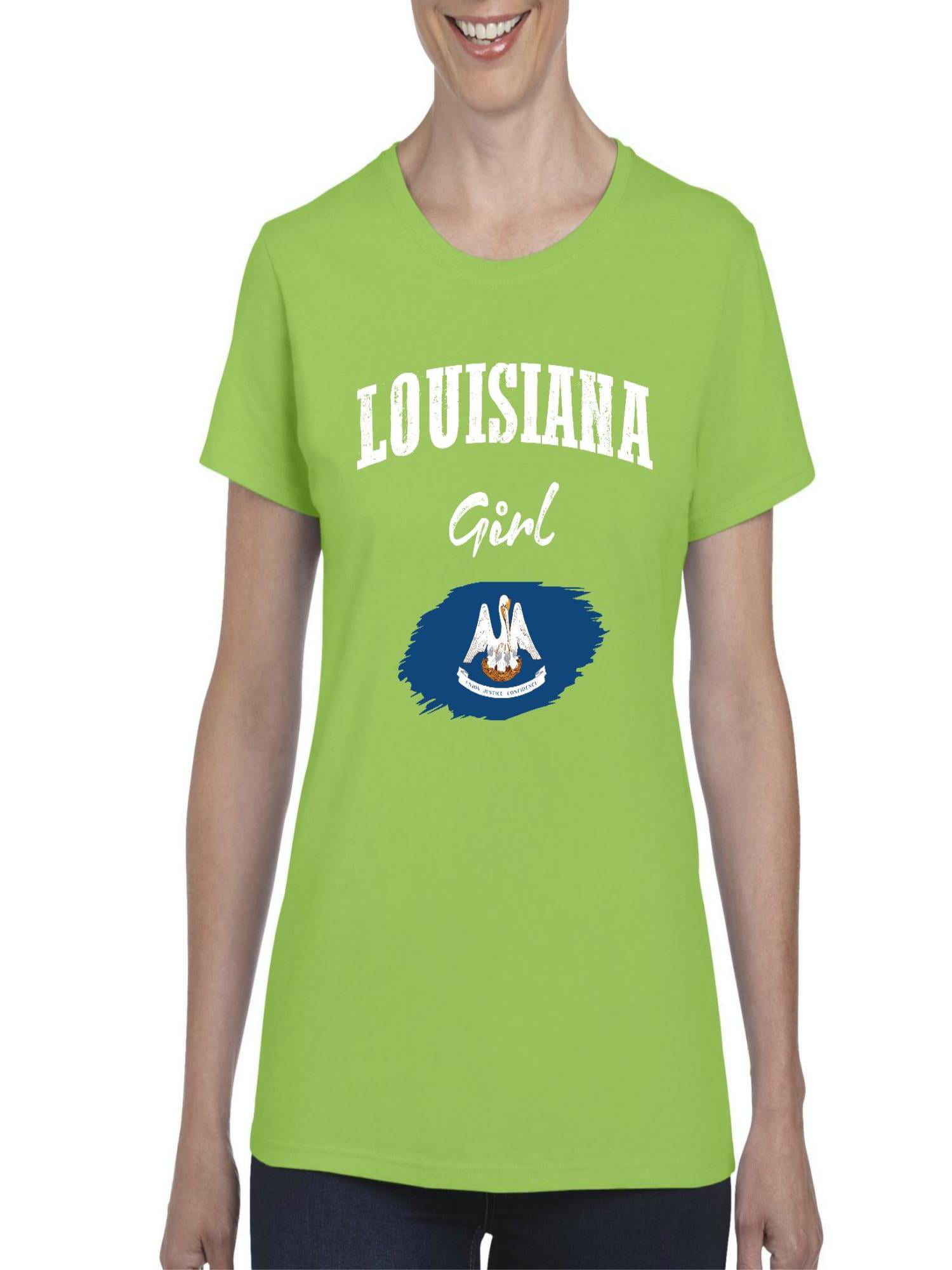 NIB - Women's T-Shirt Short Sleeve - Louisiana Girl