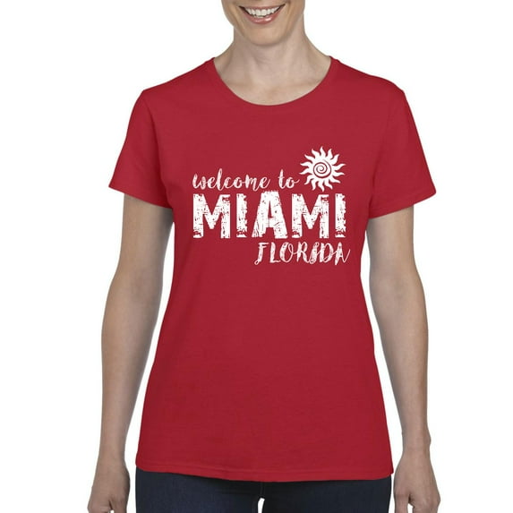 NIB - Women's T-Shirt Short Sleeve - Miami