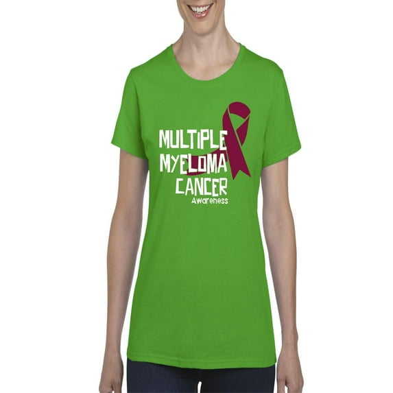 NIB - Women's T-Shirt Short Sleeve - Myeloma Cancer