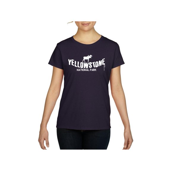 NIB - Women's T-Shirt Short Sleeve - National Park Yellowstone