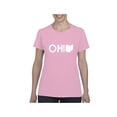 thumbnail image 1 of NIB - Women's T-Shirt Short Sleeve - Ohio Map, 1 of 5