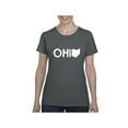 thumbnail image 1 of NIB - Women's T-Shirt Short Sleeve - Ohio Map, 1 of 5