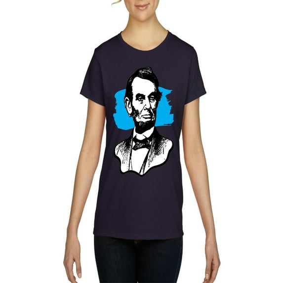 NIB - Women's T-Shirt Short Sleeve - President Abraham Lincoln
