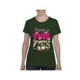 thumbnail image 1 of NIB - Women's T-Shirt Short Sleeve - Pretty in Pink Dangerous in Camo, 1 of 5