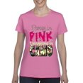 thumbnail image 1 of NIB - Women's T-Shirt Short Sleeve - Pretty in Pink Dangerous in Camo, 1 of 5