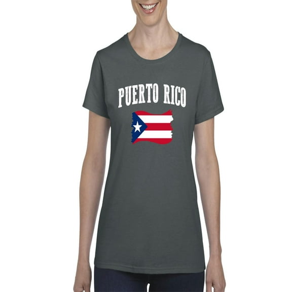 NIB - Women's T-Shirt Short Sleeve - Puerto Rico Flag