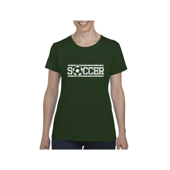 NIB - Women's T-Shirt Short Sleeve - Soccer Balls