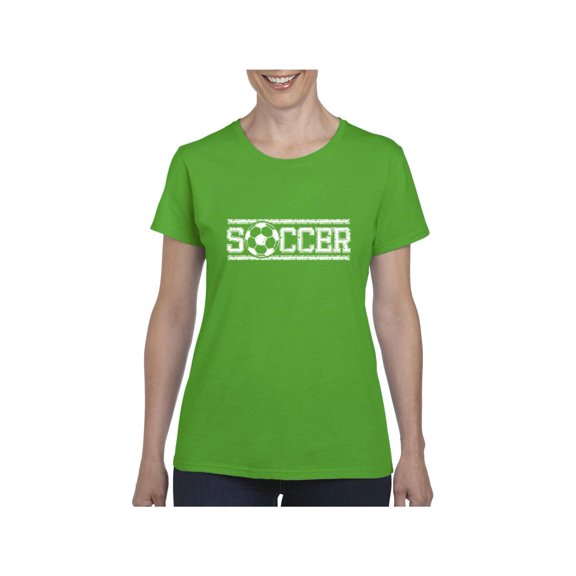 NIB - Women's T-Shirt Short Sleeve - Soccer Balls