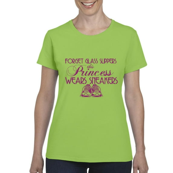 NIB - Women's T-Shirt Short Sleeve - Soccer This Princess Wears Sneakers