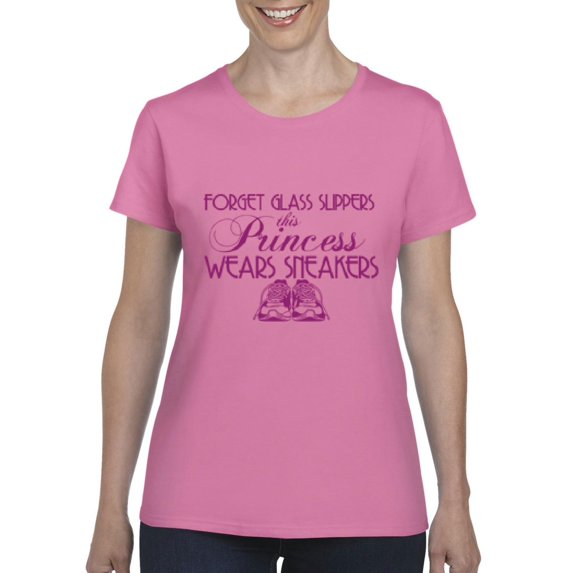 NIB - Women's T-Shirt Short Sleeve - Soccer This Princess Wears Sneakers