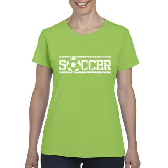 NIB - Women's T-Shirt Short Sleeve - Soccer With Ball