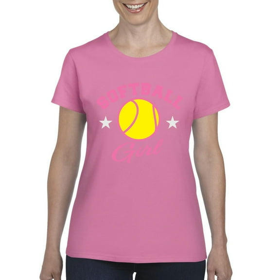 NIB - Women's T-Shirt Short Sleeve - Softball Girl