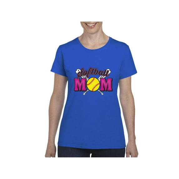 NIB - Women's T-Shirt Short Sleeve - Softball Mom