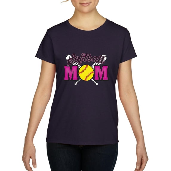 NIB - Women's T-Shirt Short Sleeve - Softball Mom
